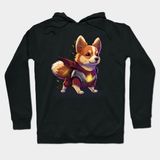 Cute superhero corgi Hoodie